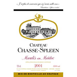 2000 Château Chasse-Spleen Moulis en Médoc
