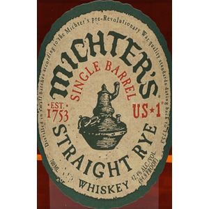 Michter's Single Barrel Straight Rye Whiskey