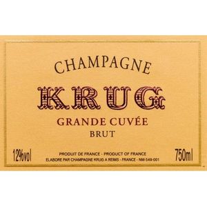 Krug Champagne Grande Cuvée Brut