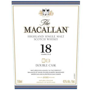 The Macallan 18 Years Old Double Cask Highland Single Malt Scotch Whisky