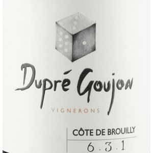 2019 Domaine Dupré-Goujon '6-3-1' Côte de Brouilly