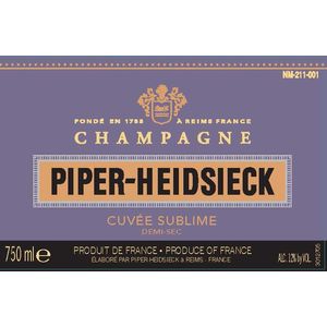 Piper-Heidsieck Champagne Cuvée Sublime Demi-Sec