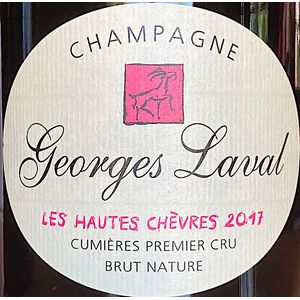2017 Georges Laval Champagne Cumières Les Hautes Chèvres Brut Nature