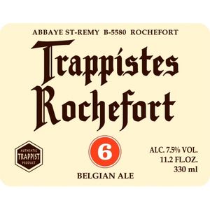 Brasserie de Rochefort Trappistes Rochefort 6