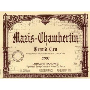 2000 Domaine Maume Mazis-Chambertin