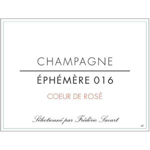 2016 Frédéric Savart & Dremont Éphémère 016 Champagne Rosé