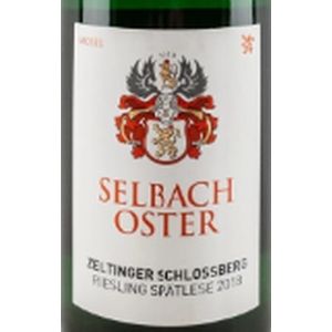 2019 Selbach-Oster Zeltinger Schlossberg Riesling Spätlese