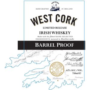 West Cork Limited Release Barrel Proof Irish Whiskey