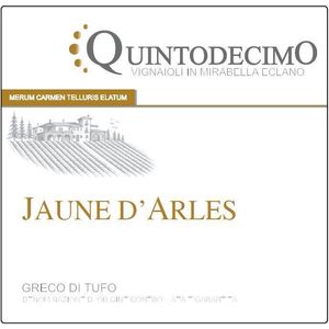 2021 Azienda Agricola Quintodecimo Greco di Tufo Jaune d'Arles