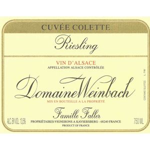 2020 Domaine Weinbach Cuvée Colette Riesling