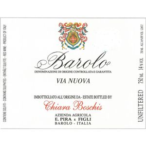 2019 E. Pira & Figli Chiara Boschis Barolo Via Nuova