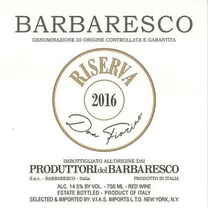 2016 Produttori del Barbaresco Barbaresco Riserva Don Fiorino