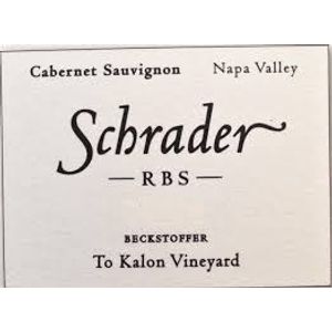 2016 Schrader Cellars RBS Beckstoffer To Kalon Vineyard Cabernet Sauvignon