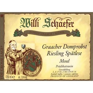 2018 Willi Schaefer Graacher Domprobst Riesling Spätlese #5