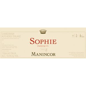 2019 Manincor Sophie Chardonnay