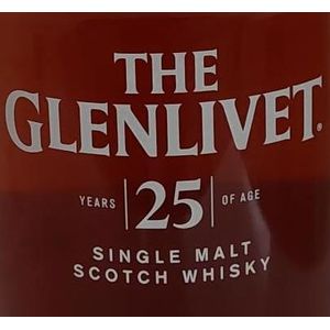 The Glenlivet 25 Year Old Single Malt Scotch Whisky