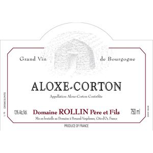 2019 Domaine Rollin Père et Fils Aloxe-Corton