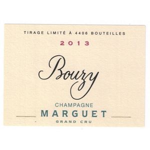 2013 Marguet Champagne Bouzy Grand Cru