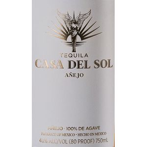 Casa Del Sol Tequila Añejo