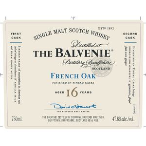 The Balvenie Aged 16 Years French Oak Single Malt Scotch Whisky