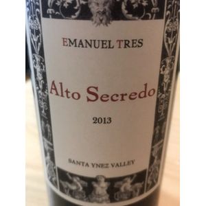 2013 Emanuel Tres Alto Secredo