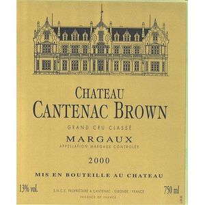 2012 Château Cantenac Brown Margaux