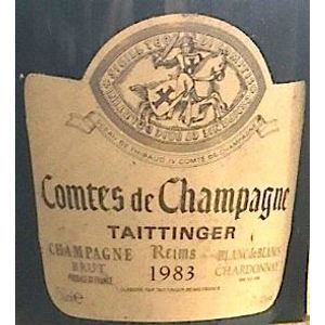 1986 Taittinger Champagne Blanc de Blancs Comtes de Champagne
