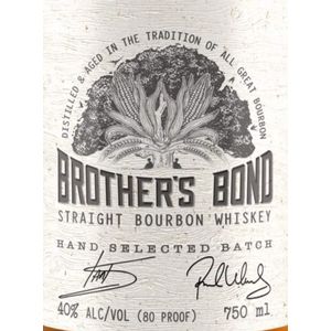 Brother's Bond Hand Selected Batch Straight Bourbon Whiskey