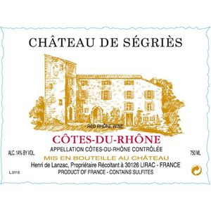 2020 Château de Ségriès Côtes du Rhône