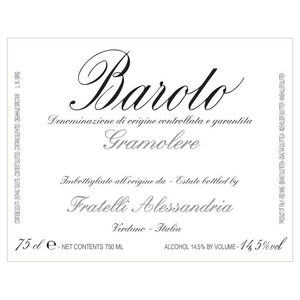2018 Fratelli Alessandria Barolo Gramolere