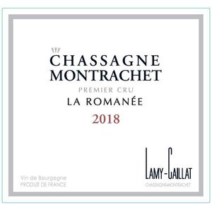 2018 Lamy-Caillat Chassagne-Montrachet La Romanée