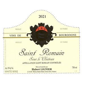 2021 Domaine Hubert Lignier St-Romain Sous le Château Blanc