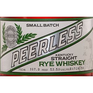 Peerless Small Batch 107 Proof Kentucky Straight Rye Whiskey