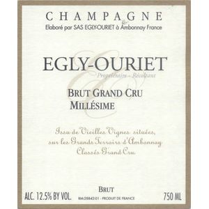 2008 Egly-Ouriet Champagne Brut Grand Cru Millésime