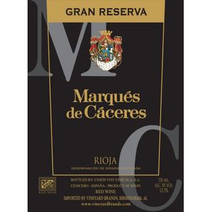 1987 Marqués de Cáceres Rioja Gran Reserva