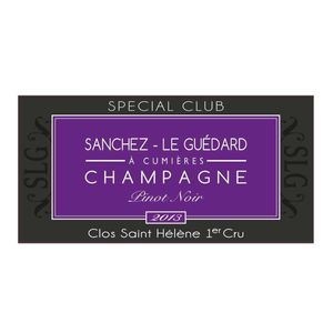2013 Sanchez le Guedard Champagne Special Club Clos Saint Hélène Brut