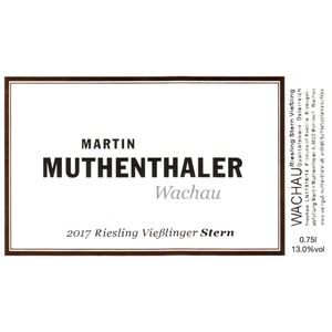 2017 Martin Muthenthaler Viesslinger Stern Wachau Riesling