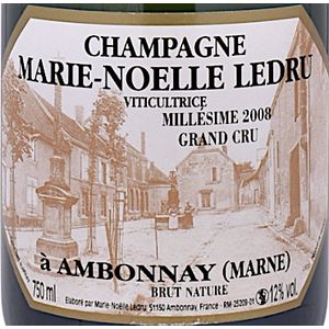 2009 Marie-Noelle Ledru Champagne Grand Cru Millésime
