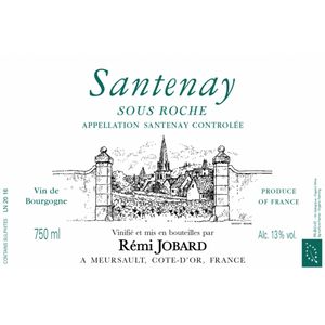 2020 Domaine Remi Jobard Santenay Blanc Sous Roche