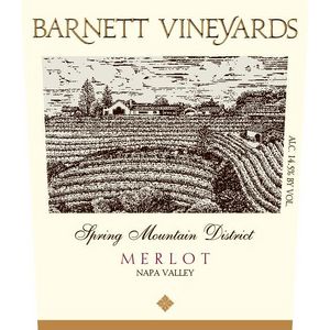 2008 Barnett Vineyards Spring Mountain District Merlot