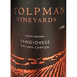 2020 Stolpman Vineyards Estate Sangiovese