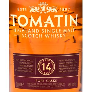 Tomatin Aged 14 Years Port Casks Highland Single Malt Scotch Whisky