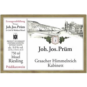 2020 Weingut Joh. Jos. Prüm Graacher Himmelreich Riesling Kabinett