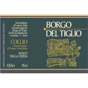 2017 Borgo del Tiglio Collio Friulano Ronco della Chiesa