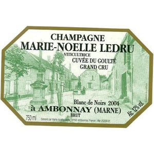2002 Marie-Noelle Ledru Champagne Blanc de Noirs Brut Cuvée du Goulté