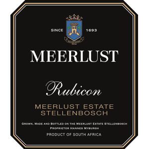 2018 Meerlust Estate Rubicon