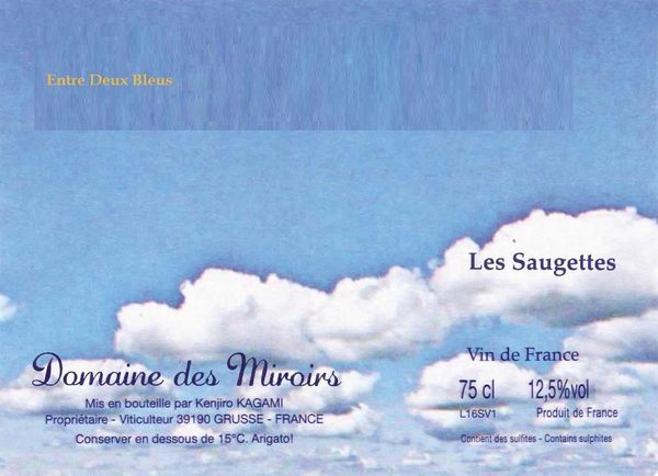 2013 Domaine des Miroirs Entre Deux Bleus Les Saugettes
