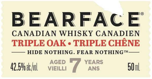 Bearface 7 Year Old Triple Oak Canadian Whisky