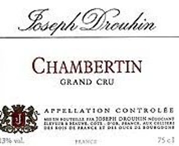 1996 Joseph Drouhin Chambertin