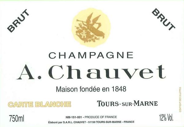 A. Chauvet Champagne Brut Carte Blanche